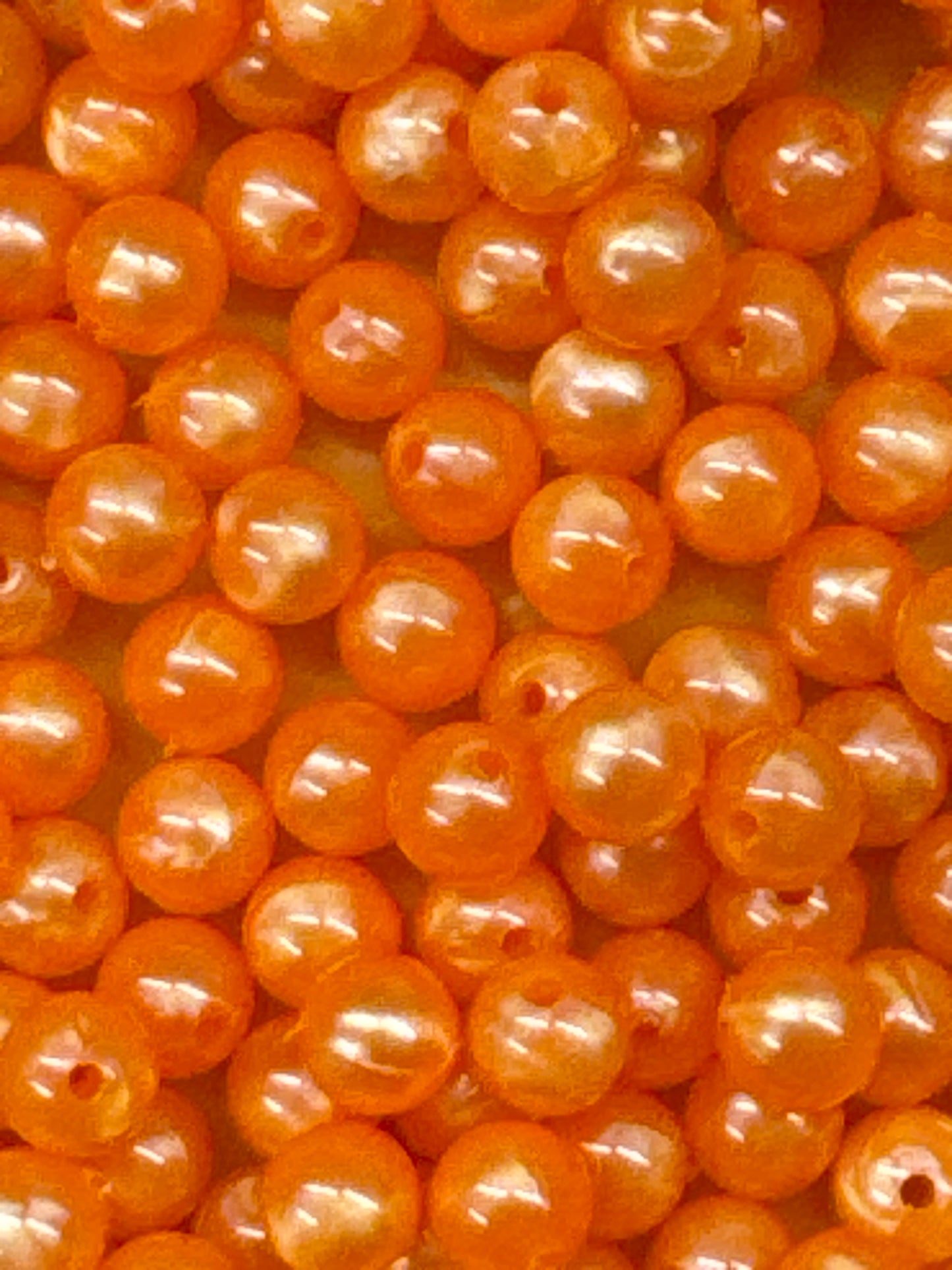 Orange Pearl 8mm