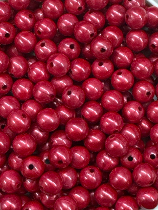 Metallic Red  8mm